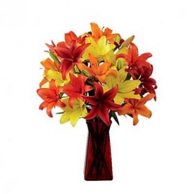 Mix Lily Vase