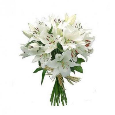 White Lily Bouquet