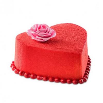 Heart Shape Red Velvet Cake