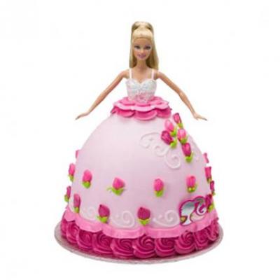 Barbie Doll Cake Chocolate Flavor