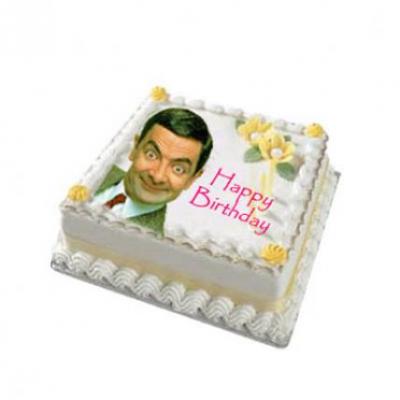 Mr. Bean Photo Cake