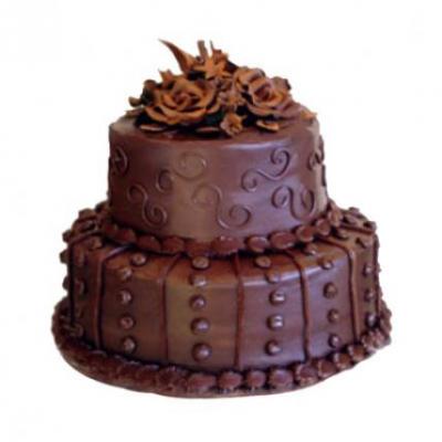 2 Tier Chocolate Cake