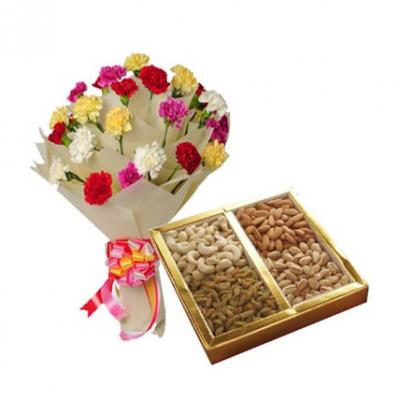 Carnations With Dry Fruits