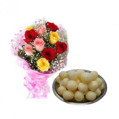 Mix Roses With Rasgulla