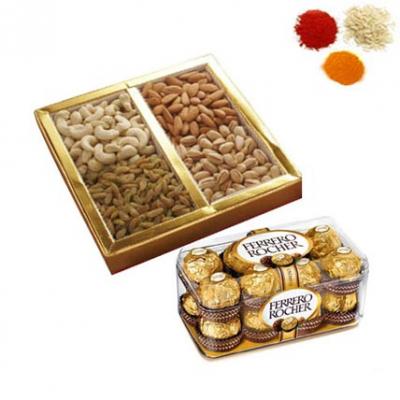 Rolli Tikka With Dry Fruits, Chocolates