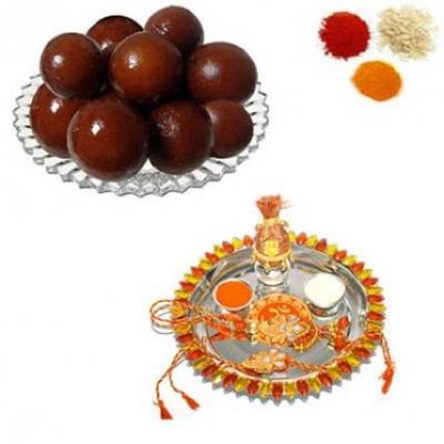 Rakhi Thali With Sweets