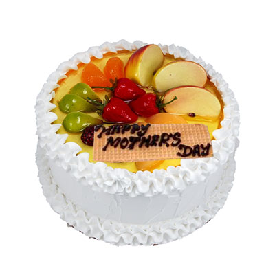 Happy Mothers Day Fresh Fruit Cake