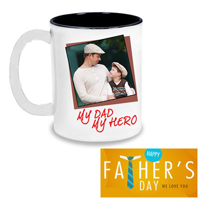 Personalized Dad Photo Mug & Greeting Card