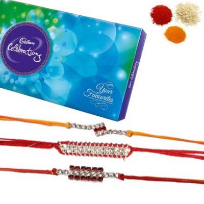 Rakhi Set with Cadbury Celebration