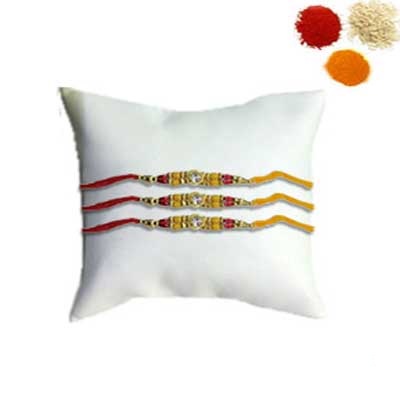 3 Fancy Rakhi Set