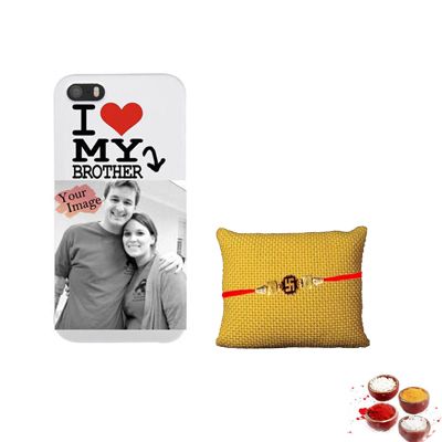 Photo Mobile Cover With Rakhi
