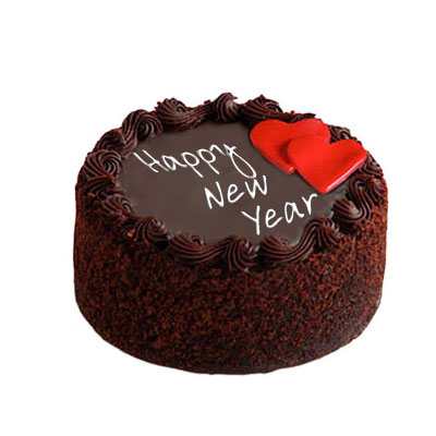 New Year Chocolate Cake