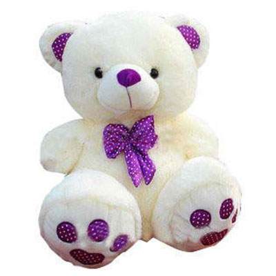 12 Inch White Teddy Bear