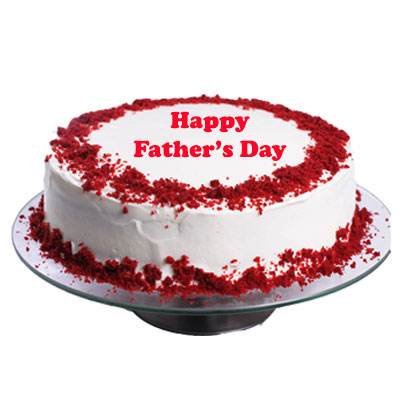 Fathers Day Red Velvet Cake