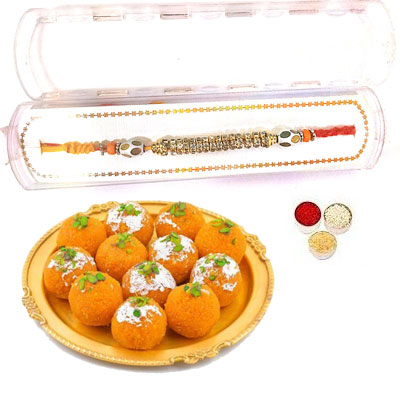 Precious Rakhi With Laddu