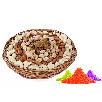 Mix Dry Fruits with Gulal