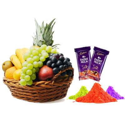 Mix Fruits with Gulal & Silk