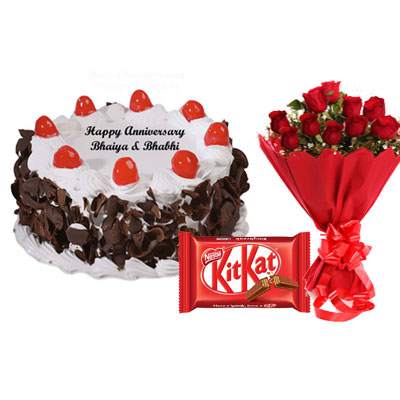 Black Forest Cake, Bouquet & Kitkat