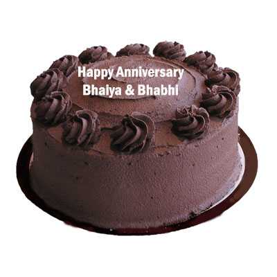 Anniversary Eggless Chocolate Cake