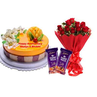 Fruit Cake, Bouquet & Silk