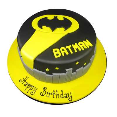 Batman Fondant Cake