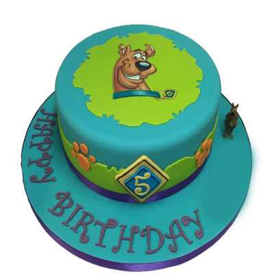 Scooby Doo Fondant Cake