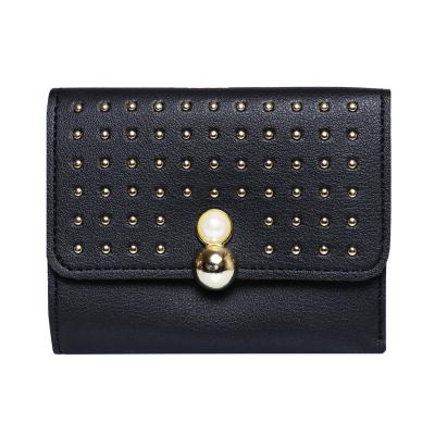 Women Designer Party Hand Wallet Black