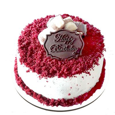 Happy Birthday Special Red Velvet Cake