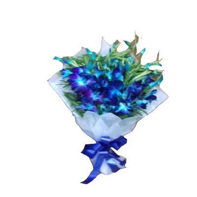 Lovely Blue Orchid Bouquet