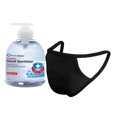 Large Sanitizer with Mask