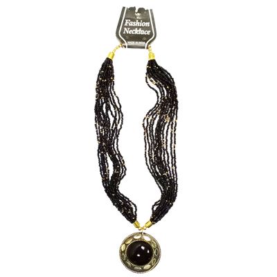 Black Small Pearl Necklace