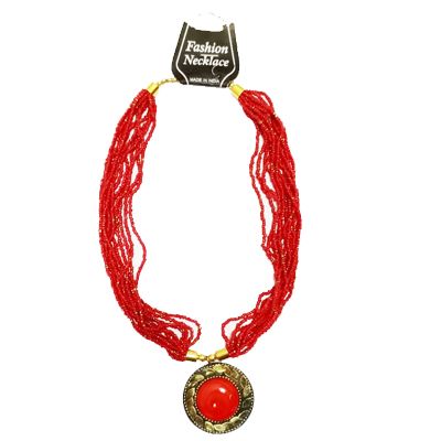 Red Small Pearl Necklace