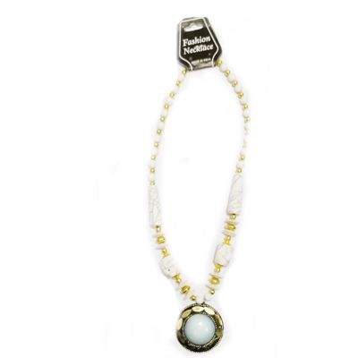White Big Pearl Necklace