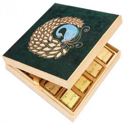 Sugarfree Peacock Chocolates Box