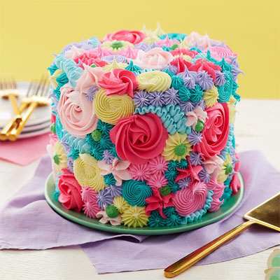 Spring Floral Cake
