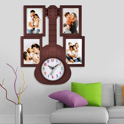 New Models Wall Clock with Photo Frames